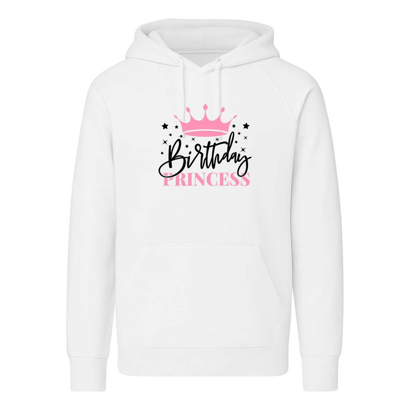Sudadera Birthday Princess Corona Estrellas Cumpleaños