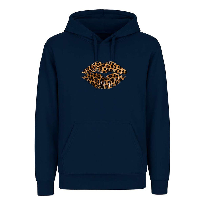 Sudadera Labios Animal Print Beso Sexy Moda Fiesta Unisex