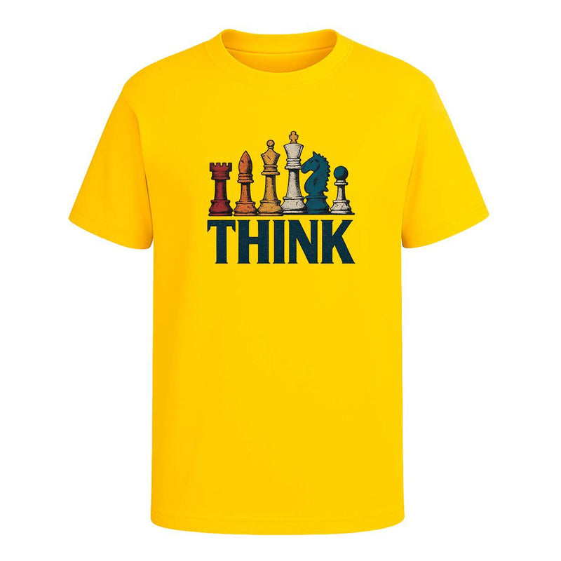 Playera "Think Ajedrez Estrategia" - Infantil
