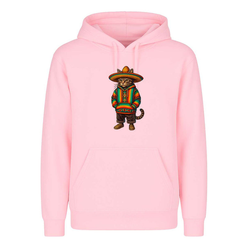 Sudadera Gato Sombrero Mexicano Poncho Divertida Infantil