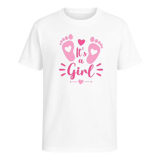 Playera "It's A Girl" Huellitas - Dama