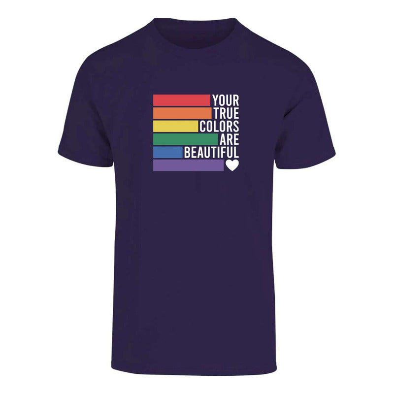 Playera Lgbt+ Orgullo Gay Tus Verdaderos Colores Unisex