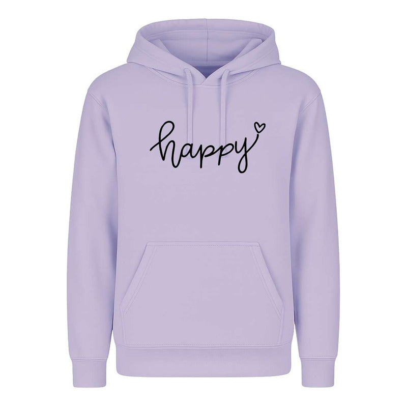 Sudadera Happy Frase Positiva Good Vibes Regalo Unisex