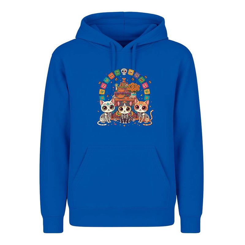 Sudadera Infantil Gatos Día De Muertos Ofrenda Mexicana