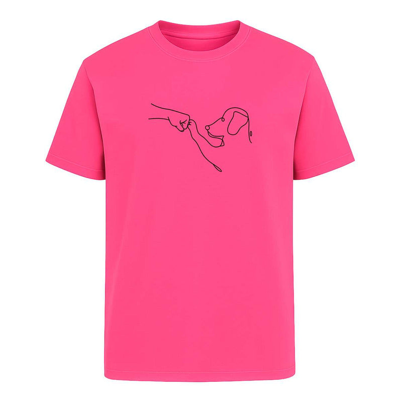 Playera "Perro Y Humano Line Art" - Infantil
