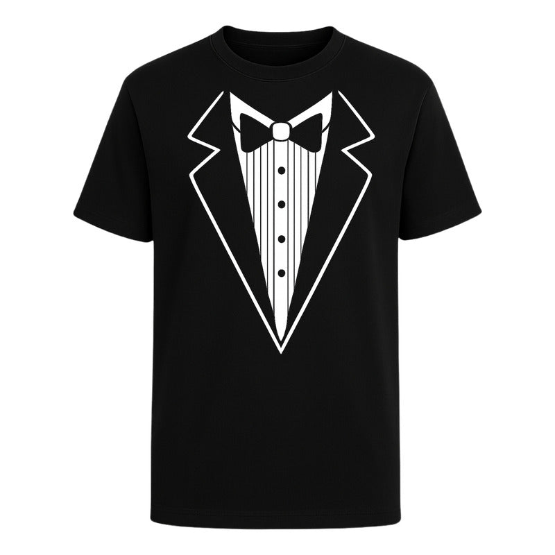 Playera "Disfraz Smoking" Elegante - Hombre