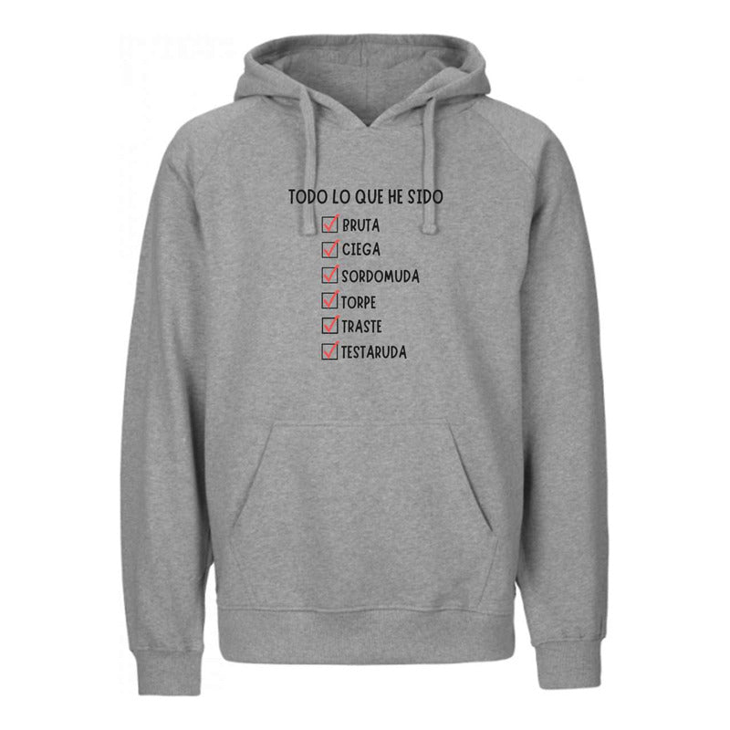Sudadera Shakira Todo Lo Que He Sido Check List Unisex