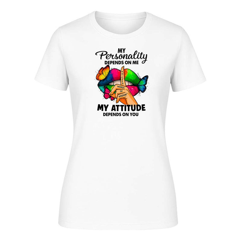 Playera "My Personality My Attitude" - Dama