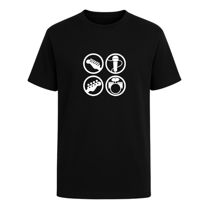 Playera "Instrumentos Musicales" Rock - Infantil