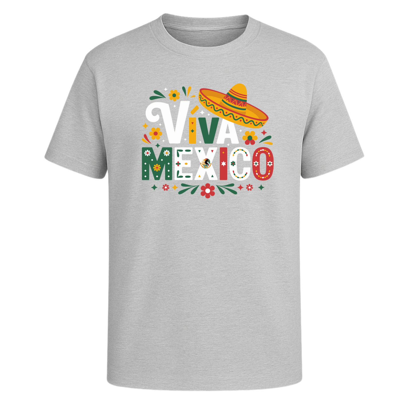 Playera "Viva México Sombrero Fiestas Patrias" - Infantil