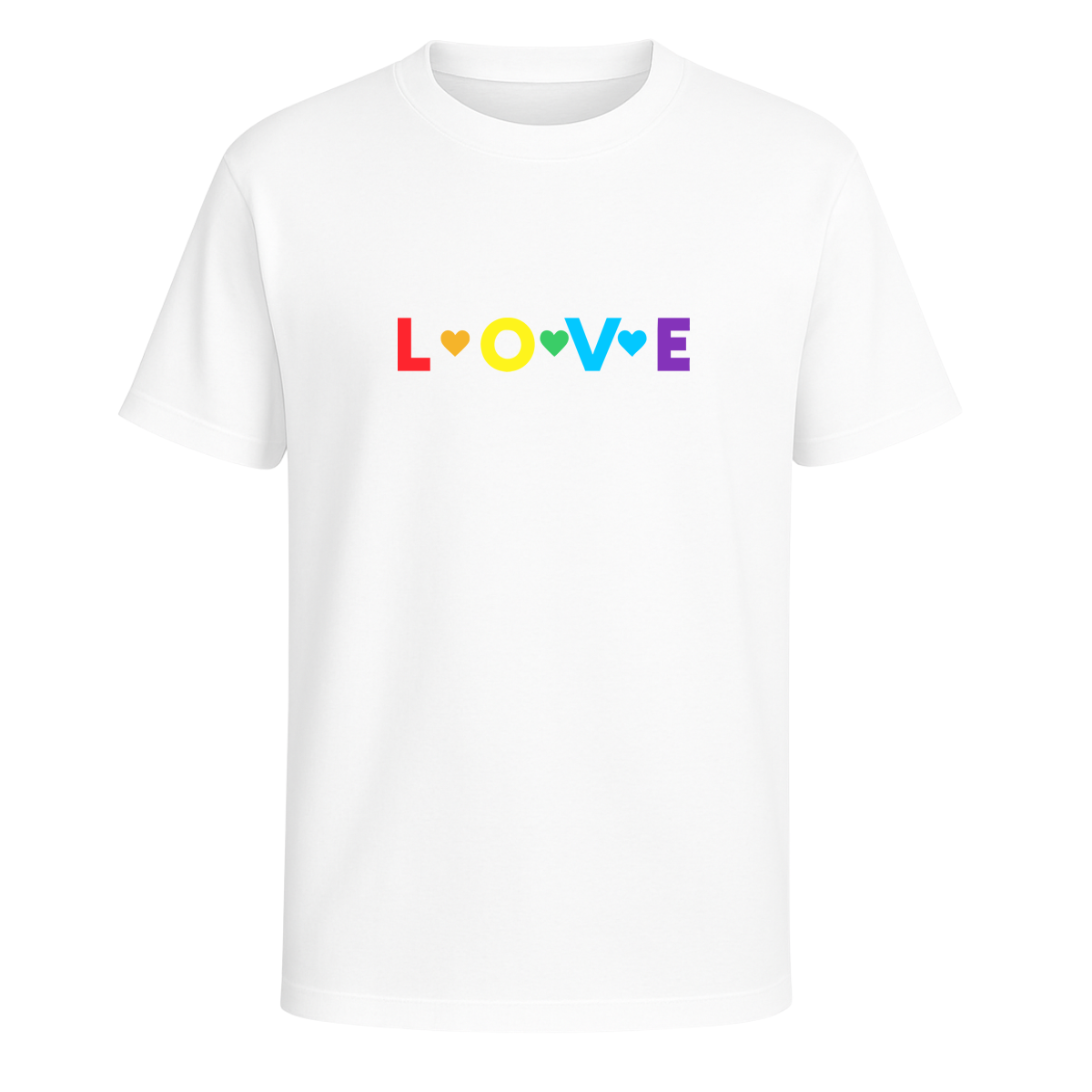 Playera Love Arcoíris Orgullo Lgbt Gay Pride Unisex