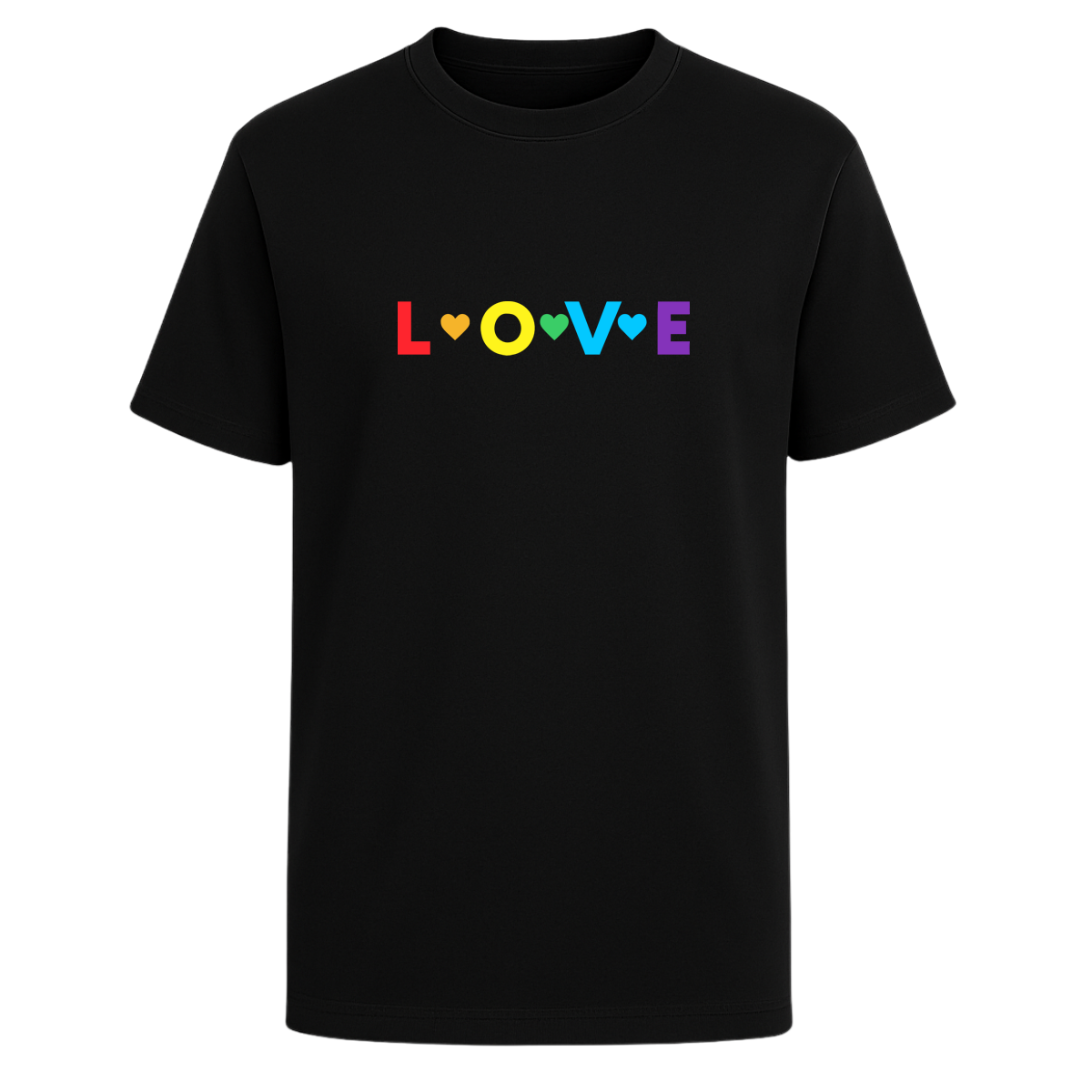 Playera Love Arcoíris Orgullo Lgbt Gay Pride Unisex